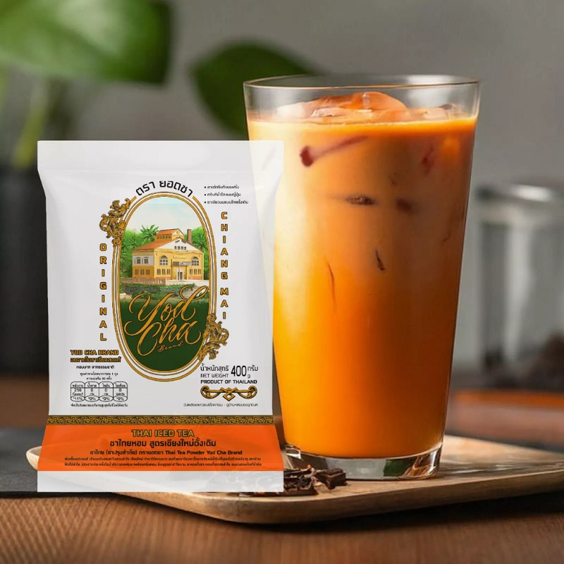 Tè in polvere per Thai Iced Tea - Yod Cha 400g.